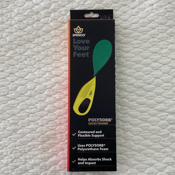 Spenco polysorb cross trainer insoles NEW - Picture 1 of 7